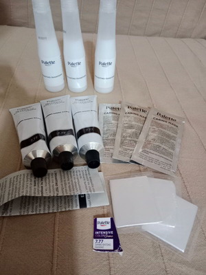Palette Intensive Color Cream 7.77 hair dye set new, 3 pieces