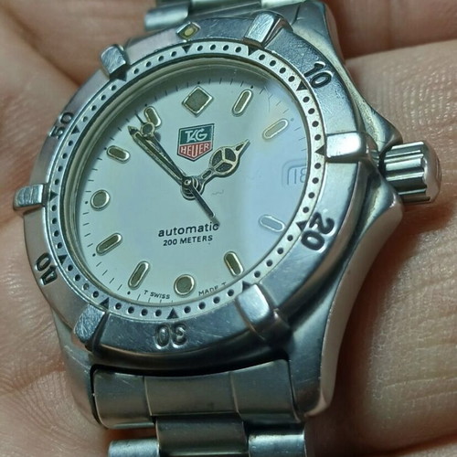 TAG Heuer 2000 Series Automatic watch, white and silver
