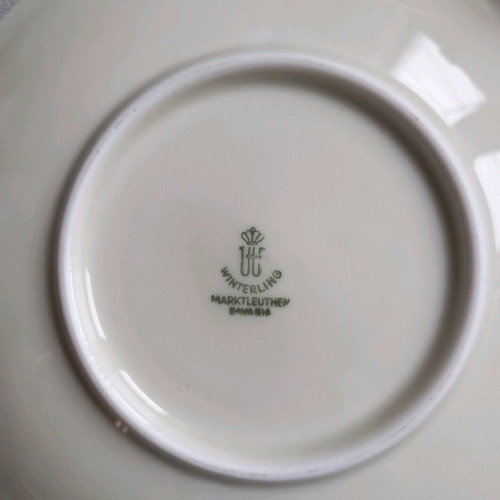 Bavaria coffee cups used, set of 4, vintage