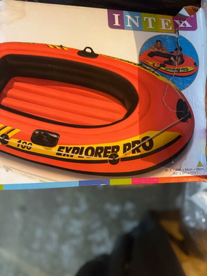 Intex Explorer Pro 100 Inflatable Boat 1.60 m new