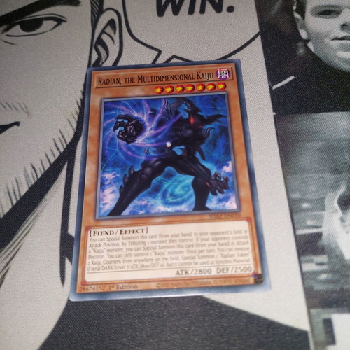 Radian, The Multidimensional Kaiju card like new, dark attribute