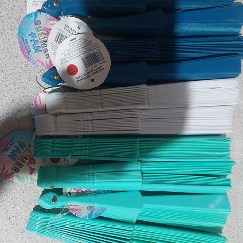 Plastic jumbo fans new, pack of 10 pieces