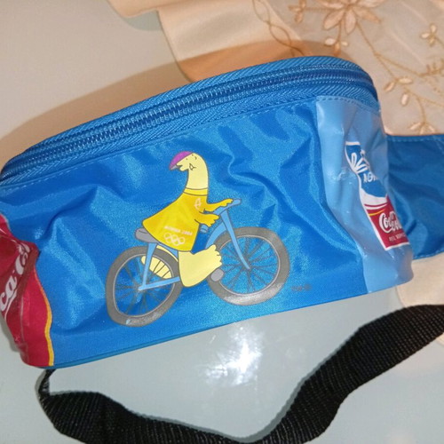 Collectible waist bag from Athens 2004 Olympic Games Coca-Cola new
