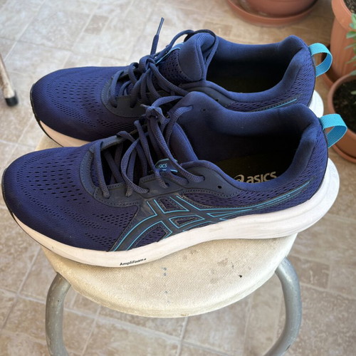Asics Gel-Contend 9 running shoes, blue, size 46