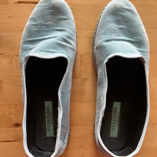 Piedaterre ballerinas blue velour used, size 36