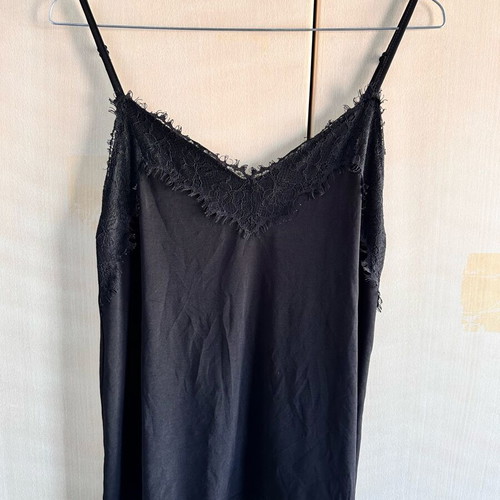 Lace blouse Zara black like new, size S