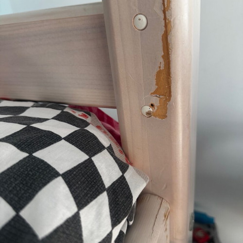 Flexa mid-height bed like new, white decape finish