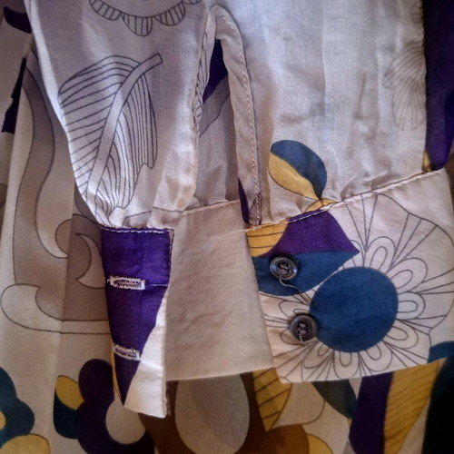 Designers Remix Silk Blouse Like New Multicolor
