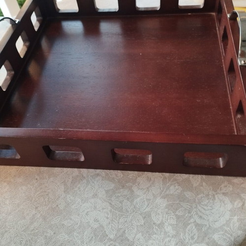 Studio Nova Wooden Serving Tray vintage, used, 35.5x35.5x6.5 cm