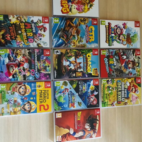 Nintendo Switch 12-game bundle with Mario and Crash titles