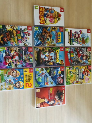 Nintendo Switch 12-game bundle with Mario and Crash titles