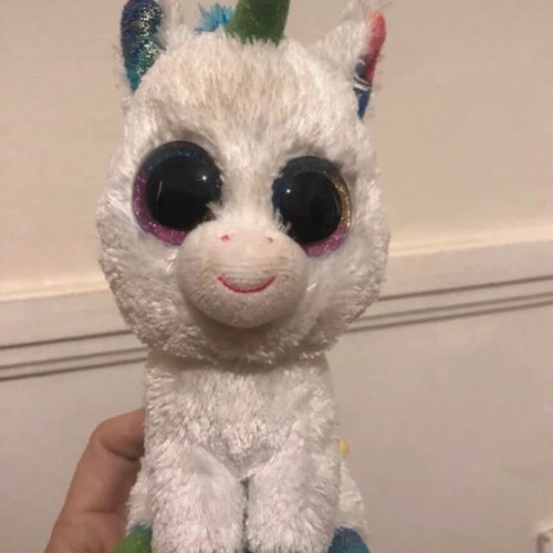 Ty fluffy unicorn like new