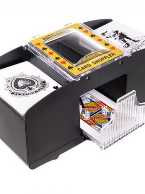 Card shuffler new, automatic with AA battery power