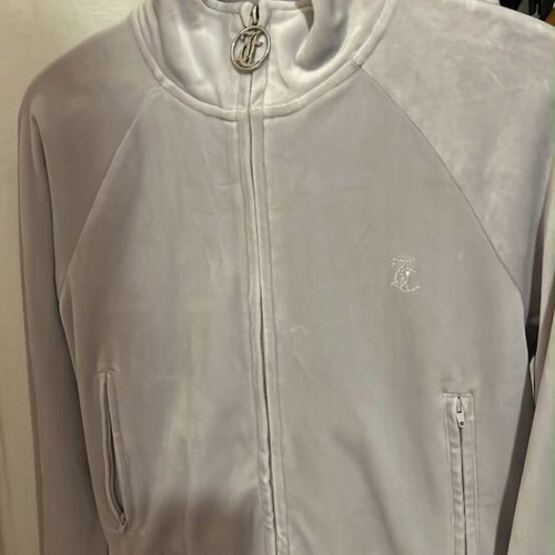 Juicy Couture grey jacket with diamonds, like new