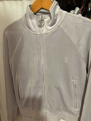 Juicy Couture grey jacket with diamonds, like new