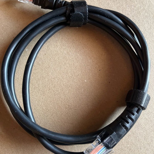 Cat5e Ethernet cables new, pack of 10 black