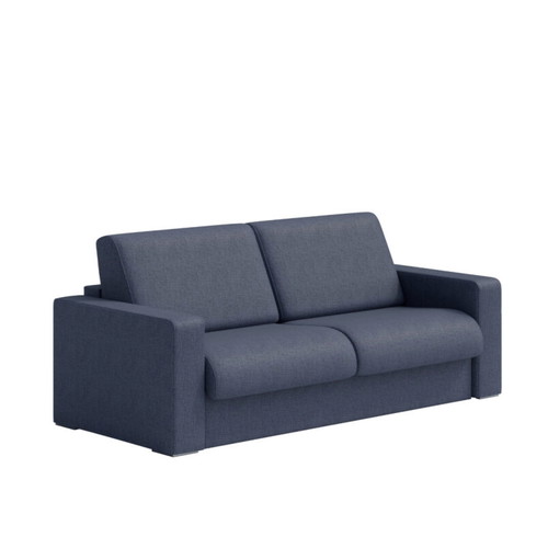 Grecostrom sofa bed like new, handmade, light gray alcantara fabric