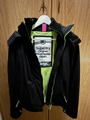Superdry Original Windcheater black windbreaker like new