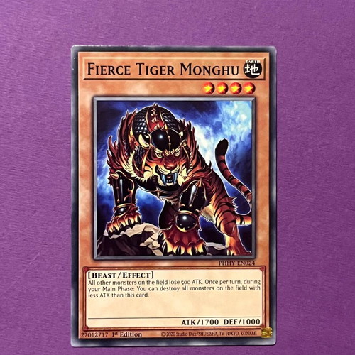 Fierce Tiger Monghu (Yu-Gi-Oh! Card)