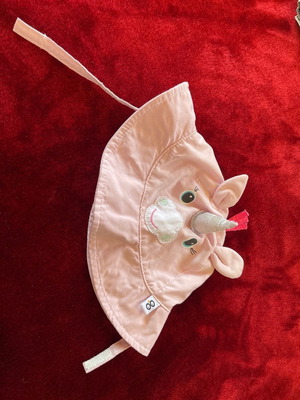 Zoocchini baby sun hat used UPF50+ Unicorn 6-12 months M