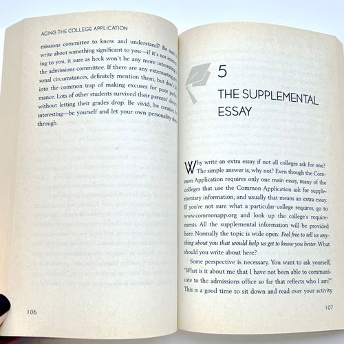 Acing the College Application Michele Hernández book like new