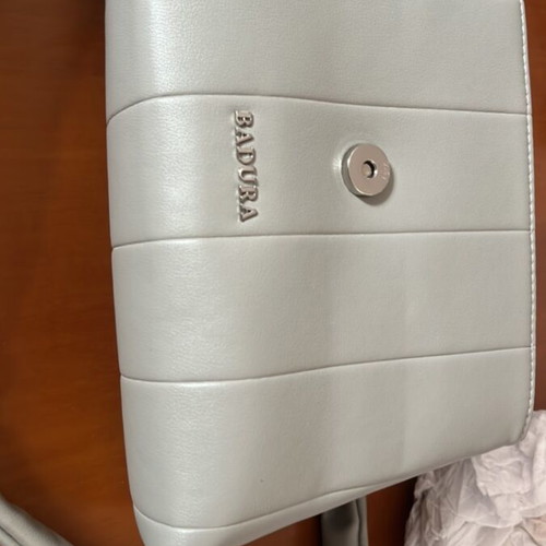 Badura shoulder bag new gray with unique strap