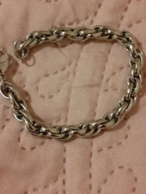 Steel bracelet new unisex 21 cm length