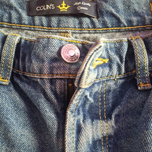 Colin's denim shorts medium light wash like new, size S 36 8