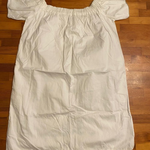 Ipekyol cotton dress used, size large, white with stains