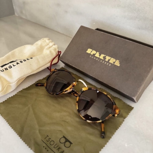 Spektre sunglasses new, beige and brown