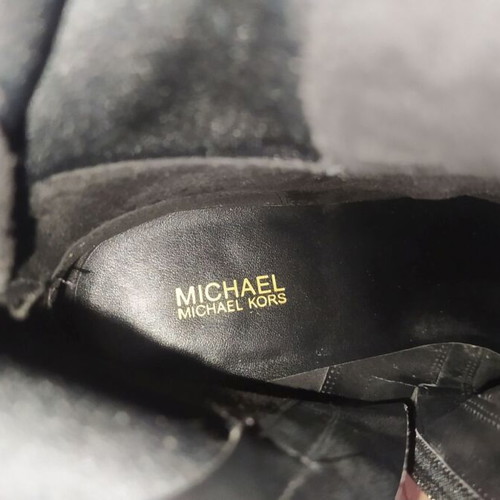Michael Kors knee-high black suede boots like new, size 40