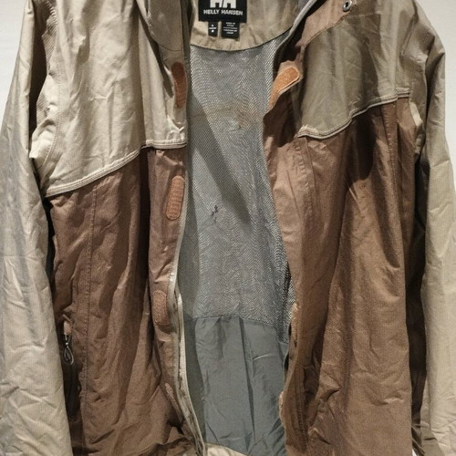 Helly Hansen vintage desert Helly Tech waterproof jacket used, brown, size L