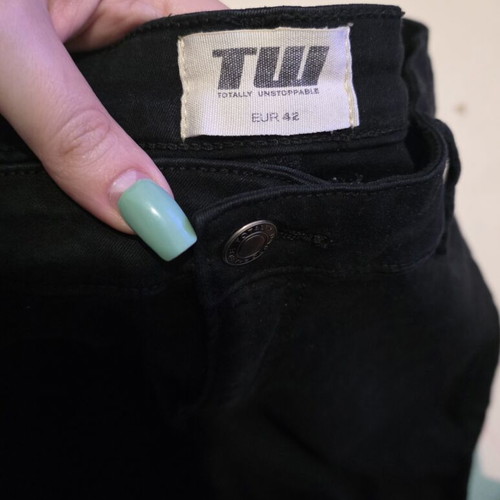 Tally Weijl Black High-Waisted Skinny Pants size 42 like new