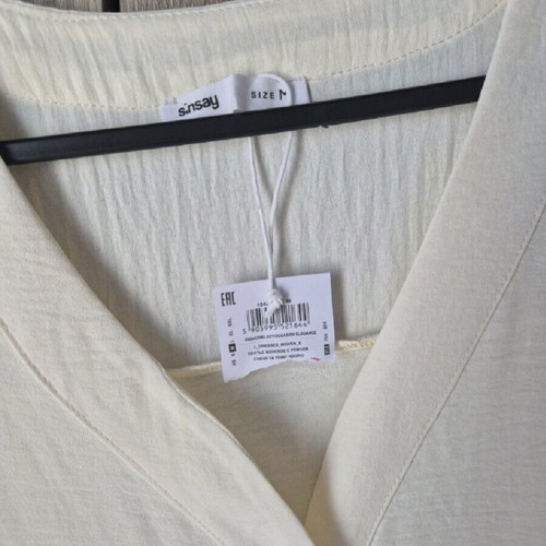 Sinsay summer midi dress new, beige, size S