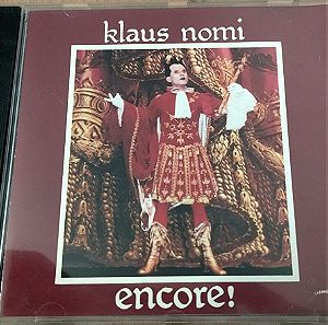 Klaus Nomi - Encore!  1983 Official CD