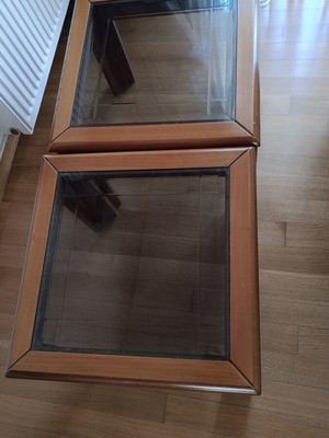 Coffee tables like new, set of 2, 50x50x38 cm