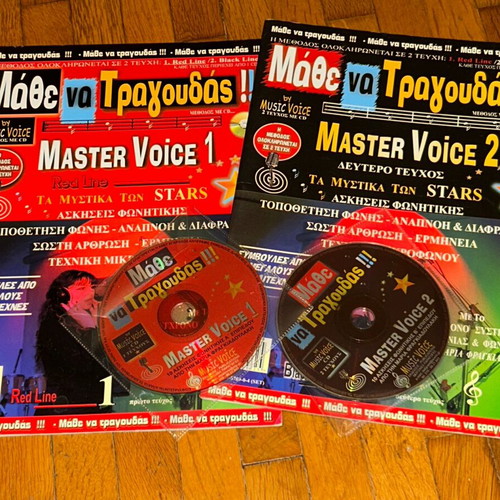 Learn to Sing Master Voice method books and CDs used