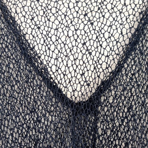 Black Mesh Kimono Cardigan XL like new