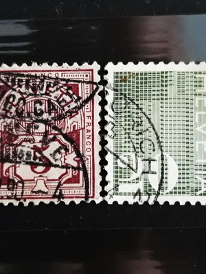 Γραμματόσημα Ελβετίας 1882 & 1970, Numeral, σαν καινούργια