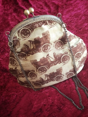 Handmade shoulder bag vintage style like new