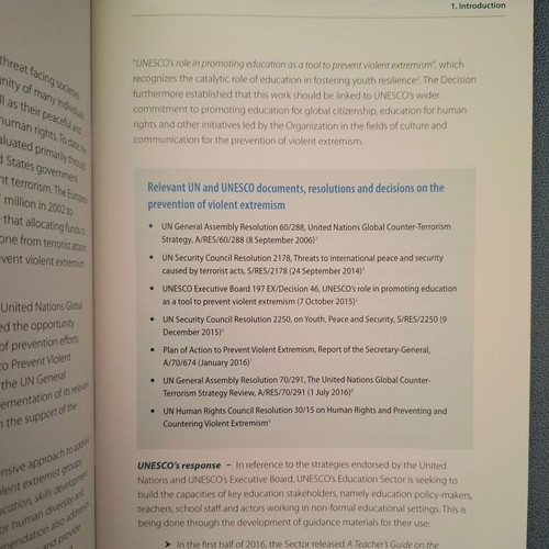 Preventing violent extremism through education book new, English