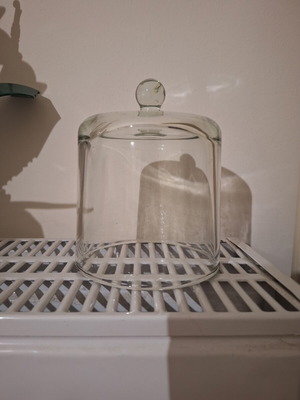 Glass Decoration Bell Jar like new, thick glass