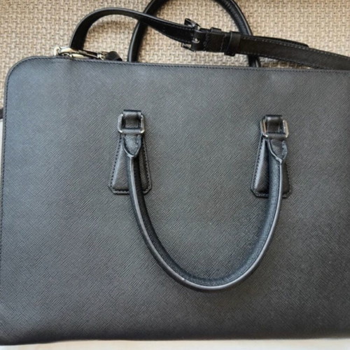 Prada Leather Briefcase black like new