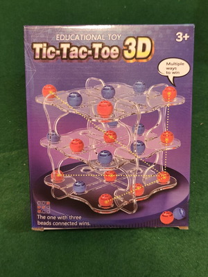 Tic-Tac-Toe 3D educational board game for children