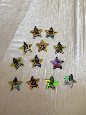 Football star tags pack of 12, football-themed