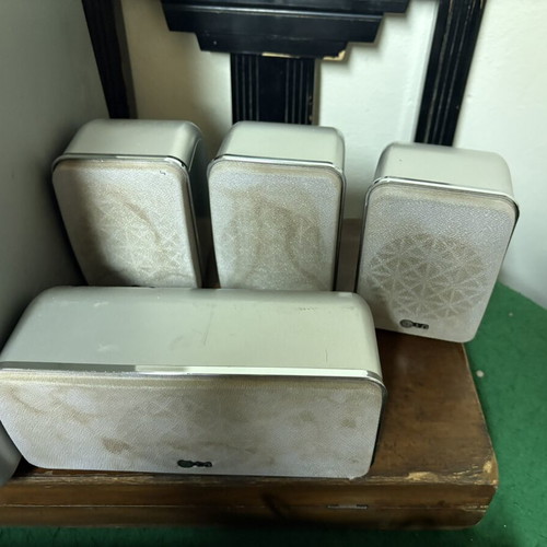 LG LH-T6447 speakers and subwoofer used, incomplete set for parts