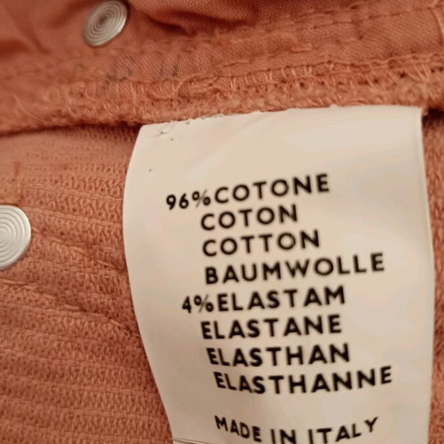 Corduroy pants size M like new, apricot color
