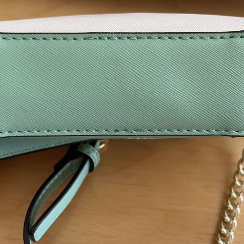 Guess crossbody bag in white and green