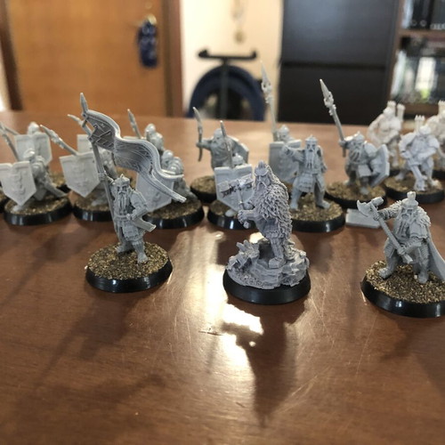 Iron Hills Dwarves army for Middle Earth strategy battle game like new