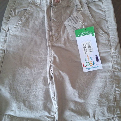 Losan Bermuda shorts for boy 7 years new, beige, size 122 cm